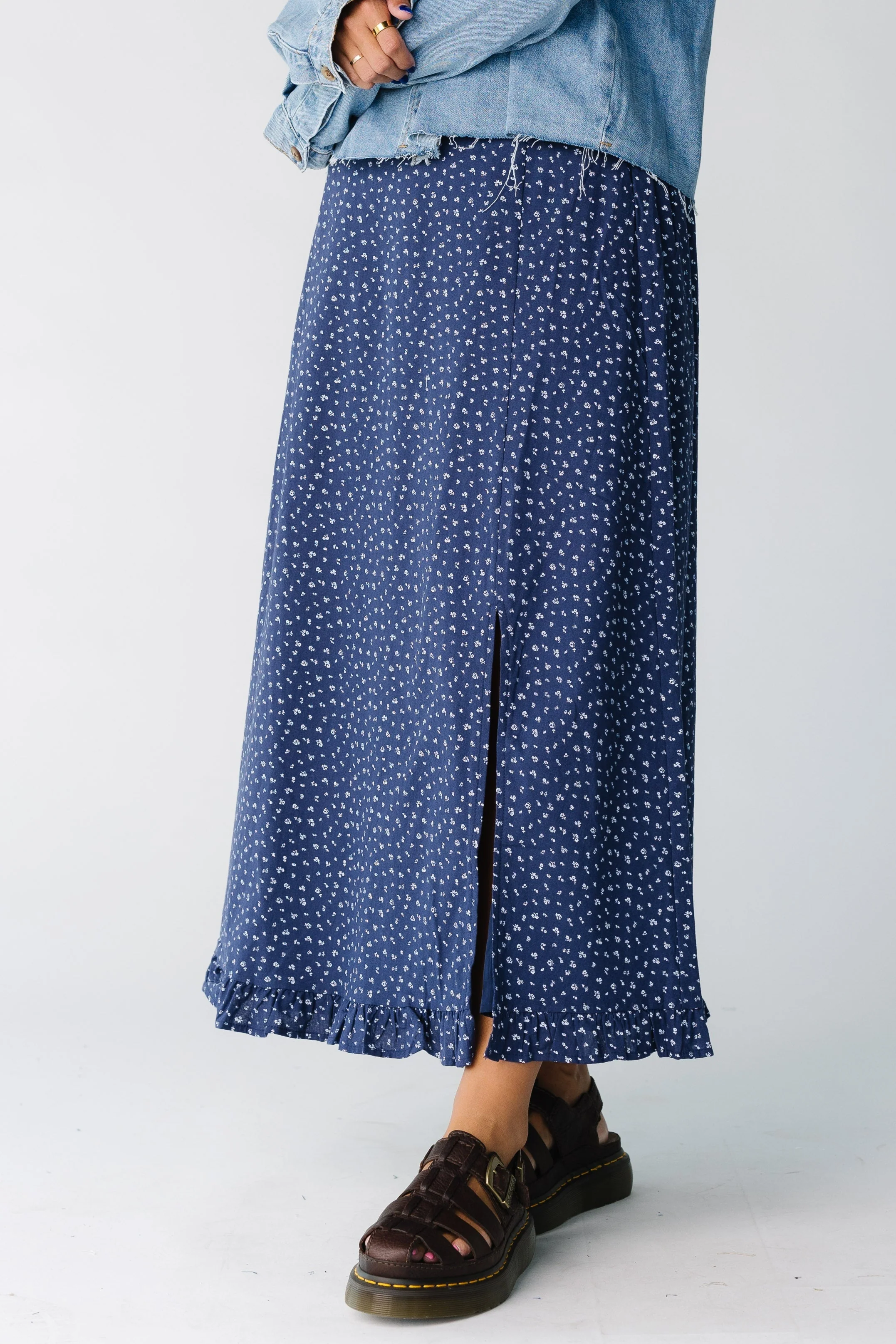 Pansy Floral Skirt - Image 5