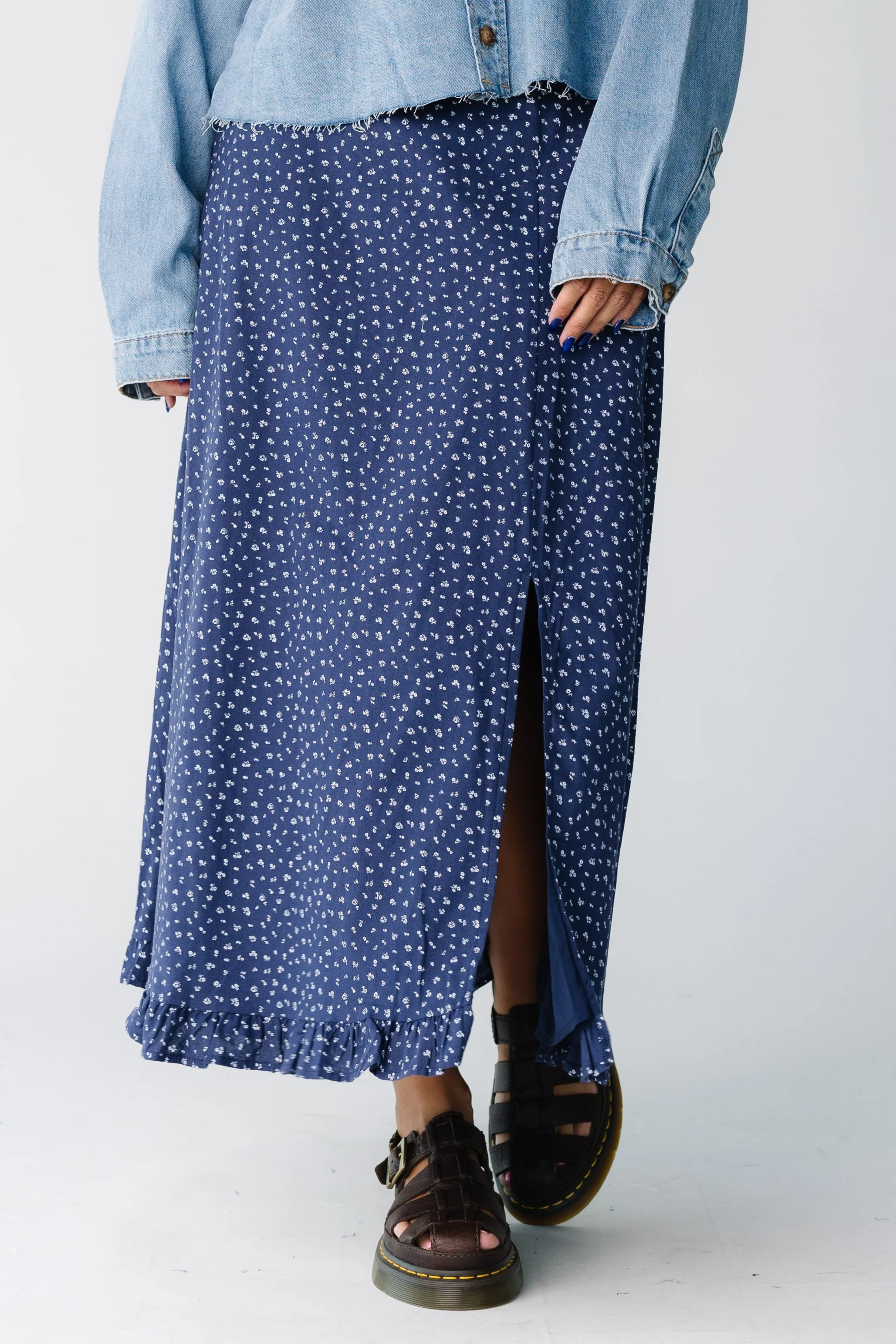 Pansy Floral Skirt - Image 6