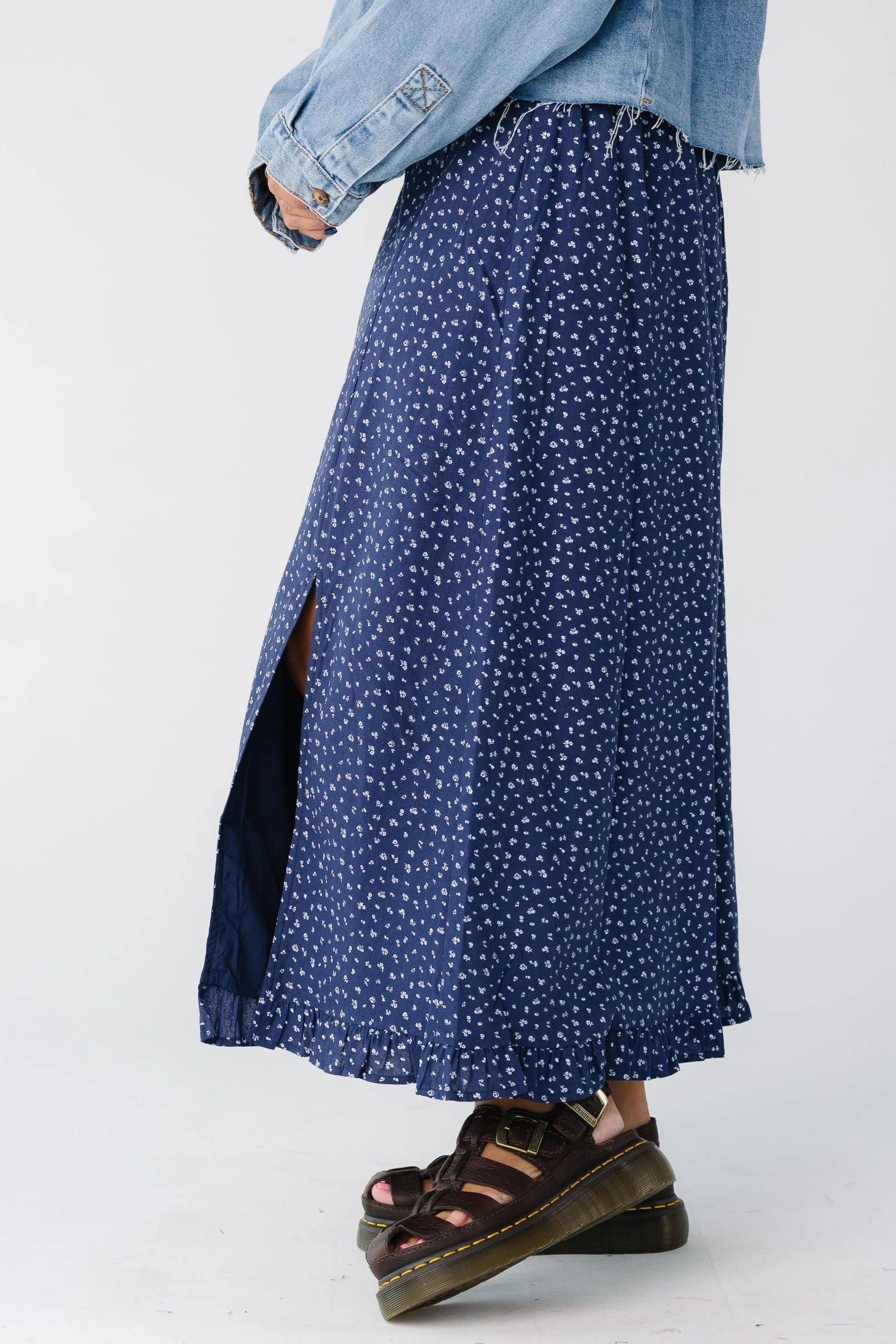 Pansy Floral Skirt - Image 7