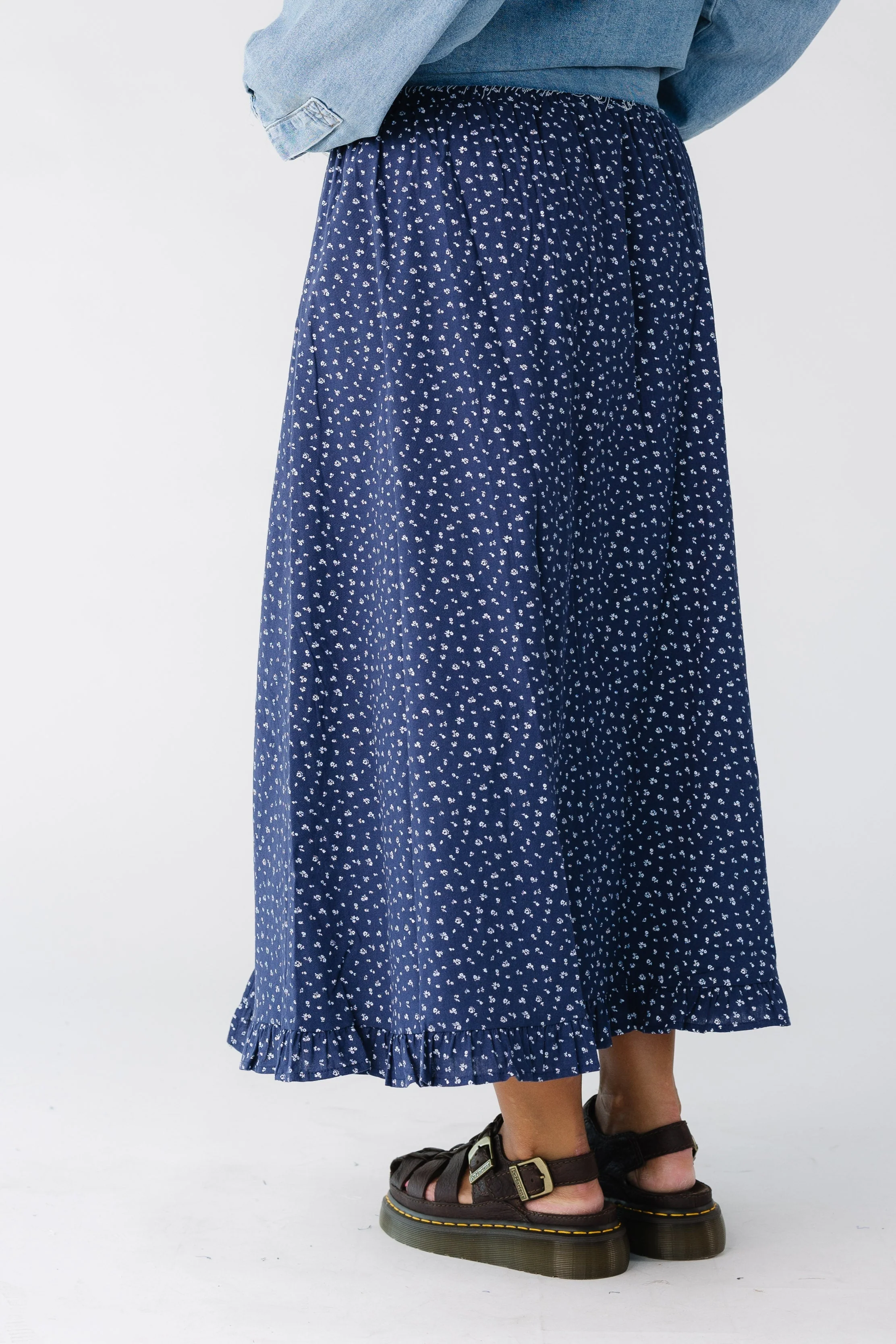 Pansy Floral Skirt - Image 8