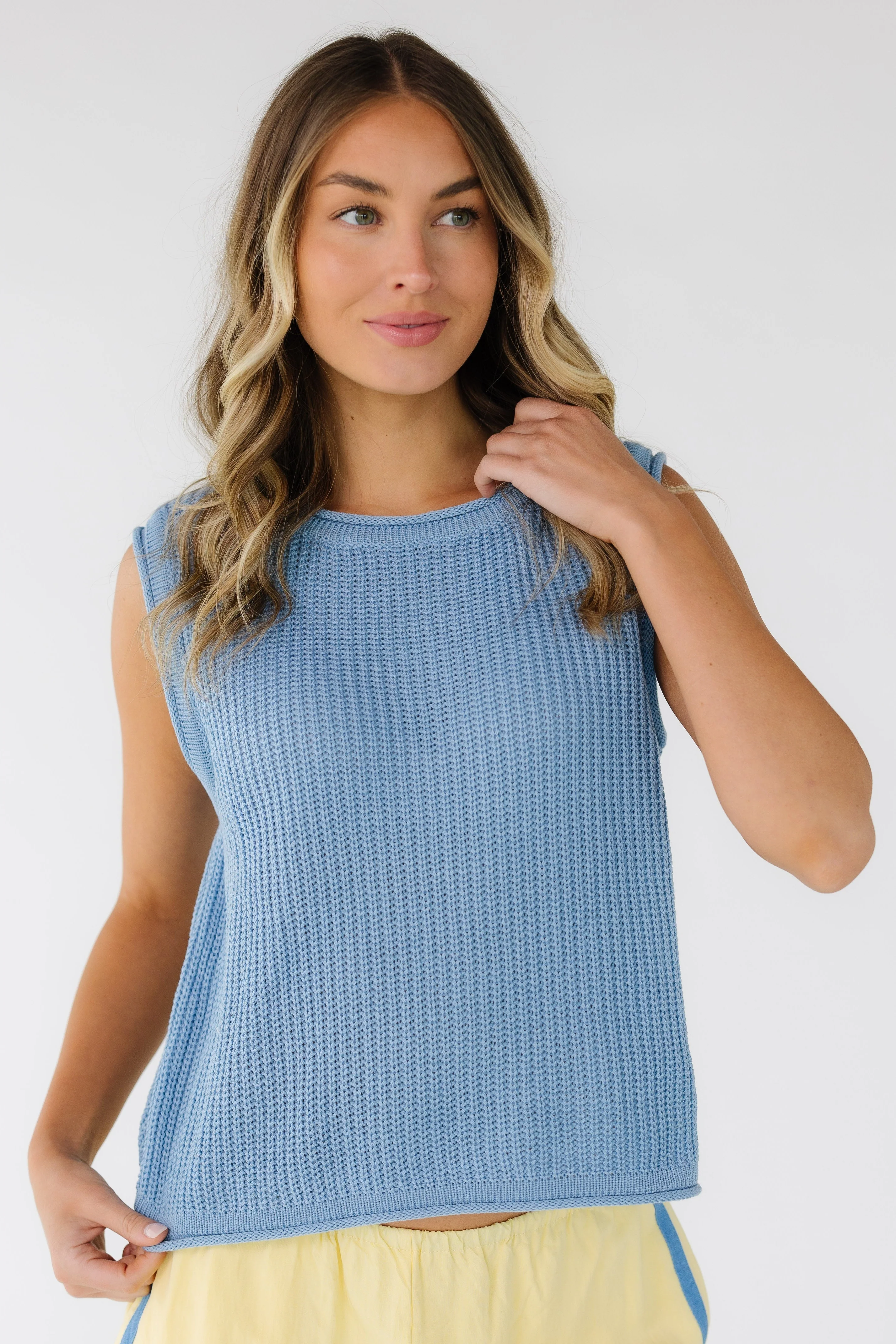 The Tessa Sleeveless Knit Top - Image 3